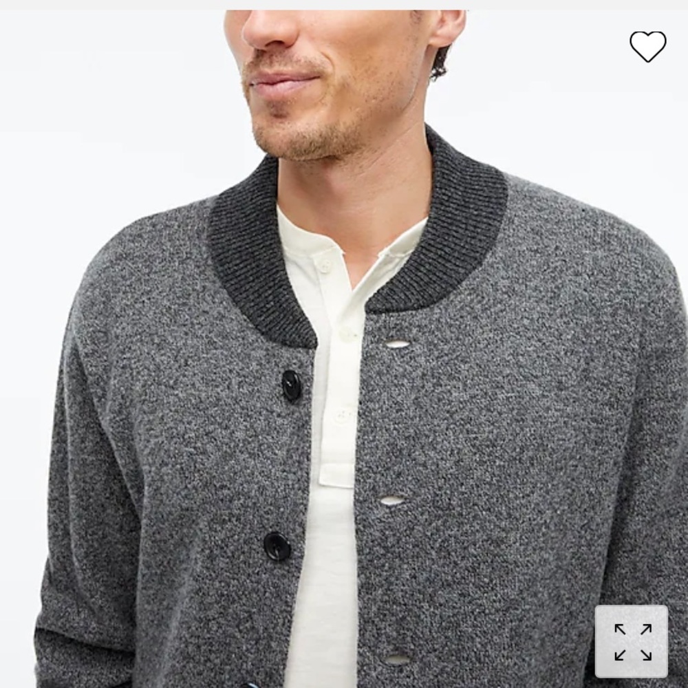 J.Crew • Lambswool Bomber - Picture 1 of 5
